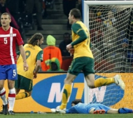 Австралия - Сърбия 2:1, мачът по минути