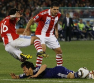 Парагвай - Япония 5:3 след дузпи, мачът по минути