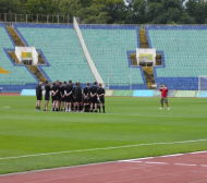 Съперникът на ЦСКА се снима за спомен на Националния стадион