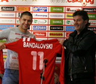 Освиркват Бандаловски още в дебюта му за ЦСКА