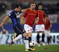Интер взе аванс на Рома в полуфинала за Купата на Италия (ВИДЕО)