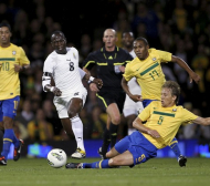 Бразилия с минимална победа срещу 10 от Гана (ВИДЕО)