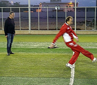 ЦСКА тренира за първи път на либийска земя