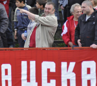 Дучето и феновете на ЦСКА посрещнаха Стойчо Младенов