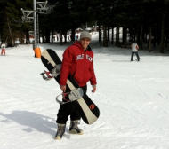 Жуниор Мораес се контузил на сноуборд? (СНИМКИ)