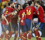 Испания на полуфинал, изхвърли слаба Франция