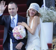 Андрес Иниеста се ожени в замък – СНИМКИ