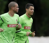 Роналдо и Пепе тренират сами