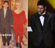 Меси копира Марадона с костюм – СНИМКА