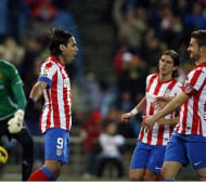 Фалкао с първи гол за 2013 г., Атлетико би Сарагоса