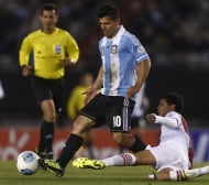 Аржентина без Агуеро и Ди Мария срещу Уругвай