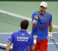 Чехия поведе на Сърбия за &quot;Купа Дейвис&quot;