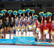 Румънските гимнастички с европейската титла