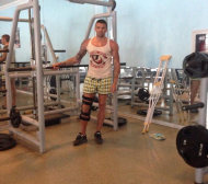 Вальо Илиев започна тренировки във фитнеса