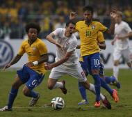 Бразилия не впечатли в генералната репетиция преди Мондиала