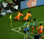 Дрогба вдъхнови Кот д&#039;Ивоар срещу Япония (СНИМКИ)