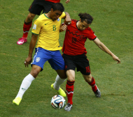 Храбри мексиканци спряха Бразилия за първи път на световни финали (СНИМКИ, ВИДЕО)