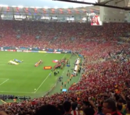 Внушително! 60 хиляди пеят химна на Чили (ВИДЕО)