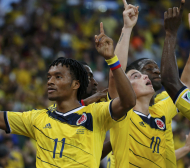 Фамозен Хамес Родригес класира Колумбия на четвъртфинал срещу Бразилия (ВИДЕО+СНИМКИ)