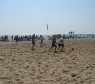 Оспорвани битки на държавното по плажен футбол