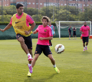 Луис Суарес вече тренира с Барселона (СНИМКИ)