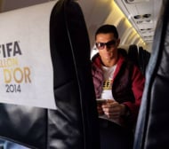 Роналдо публикува снимки от пристигането си в Цюрих