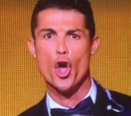 Защо Роналдо крещя на &quot;Златната топка&quot;? (ВИДЕО)