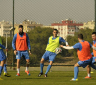 „Левски“ тренира преса преди мача с Карабах