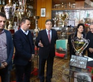 ЦСКА с жест към Стойчо Младенов в музея на славата