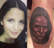 Даниел Златков си татуира любимата жена