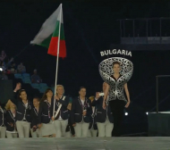 Мария Гроздева развя българското знаме в Баку (СНИМКИ)