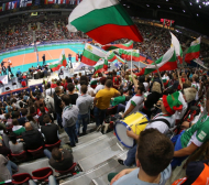 Видеостена предава пряко 1/4-финала на България