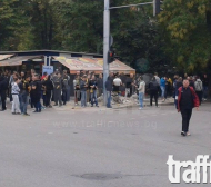 Меле между фенове на „Ботев“ и полицаи в Пловдив