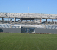Стадионът на Верея с модерна трибуна с 1214 места