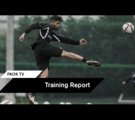 Бербатов и компания тренират бърз и ефективен футбол (ВИДЕО)