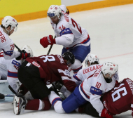 Норвегия би Латвия, но отпадна от световното по хокей