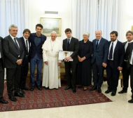 Папата прие Ювентус и Милан