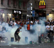 Нови сблъсъци в Марсилия между англичани и полиция