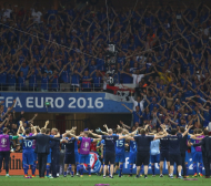 Така исландците отпразнуваха победата над Англия (ВИДЕО) 