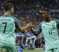 Роналдо и Нани пратиха Португалия на финал (ВИДЕО и СНИМКИ)