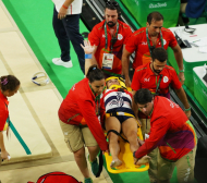 Ужасяваща контузия за гимнастик на Олимпиадата