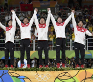 Япония с отборна олимпийска титла в спортната гимнастика за мъже