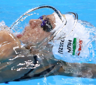 Унгарка с олимпийската титла на 100 метра гръб