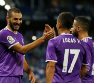 Реал (Мадрид) едноличен лидер след четвърта поредна победа (ВИДЕО)