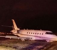 Самолетът на Роналдо се счупи над Барселона 