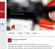 Шумахер пробива в социалните мрежи