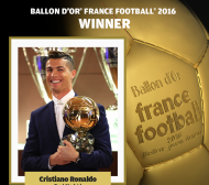 Кристиано Роналдо взе "Златната топка" (ВИДЕО)
