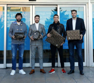 Роналдо тръгна с български обувки    