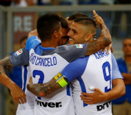 Интер обърна Рома при завръщането на Спалети на "Олимпико" (ВИДЕО)