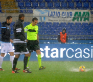 Дъждовете в Италия отложиха мача на Лацио
